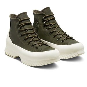 NIB Converse leather lugged sneakers